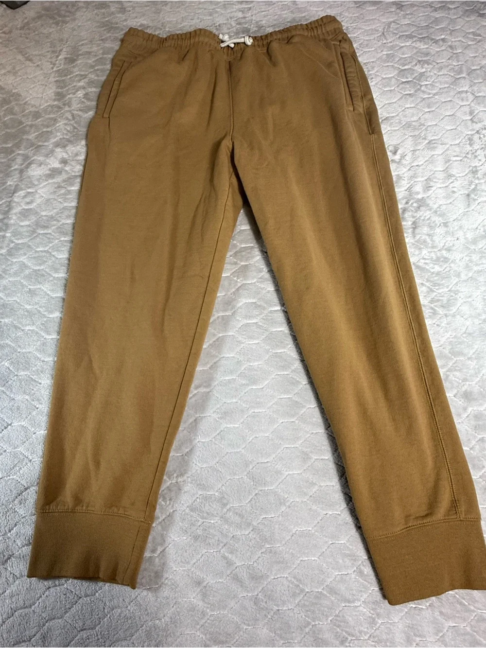 The North Face Fleece Joggers Men’s XXL Tan Cotton Blend Sweatpants
